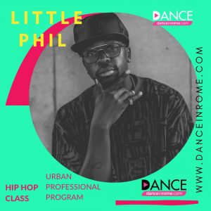 On Line LIVE HIP HOP CLASS WITH LITTLE PHIL