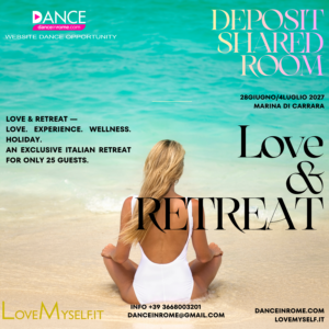 Love & Retreat- Shared Room 30% DEPOSIT